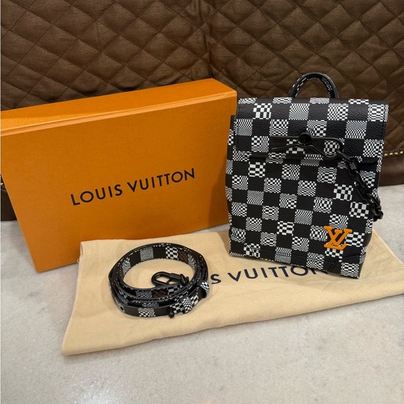 Louis Vuitton Handbags - LOUIS VUITTON Damier Distorted Steamer XS Unisex